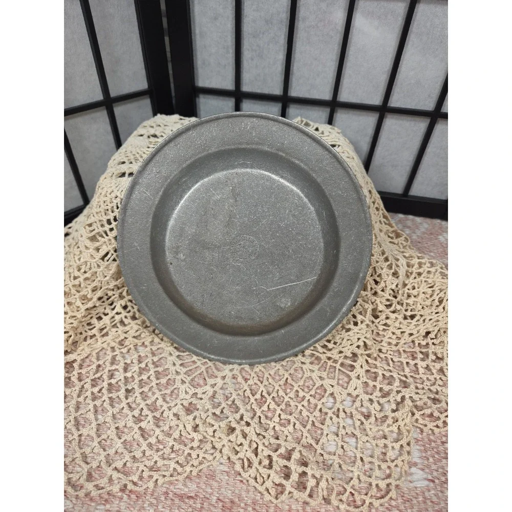 Vintage Old Mill Pewter Great‎ Seal of the United States of America Plate 8.5